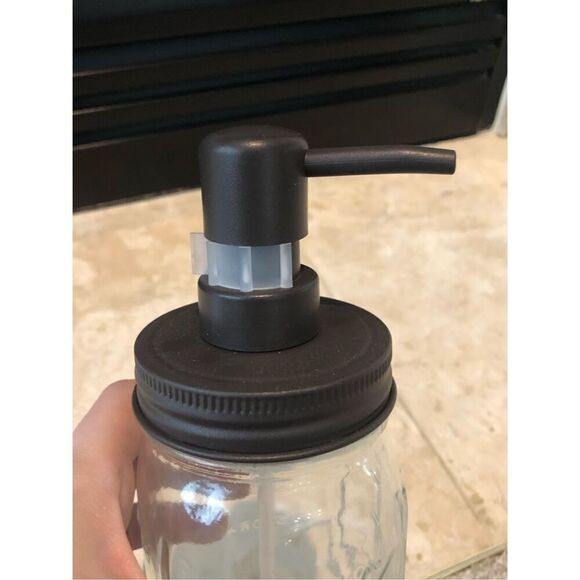 Country Primitive Mason Ball Jar 3 Piece Bathroom Accessory Set NWOT - Picture 4 of 9